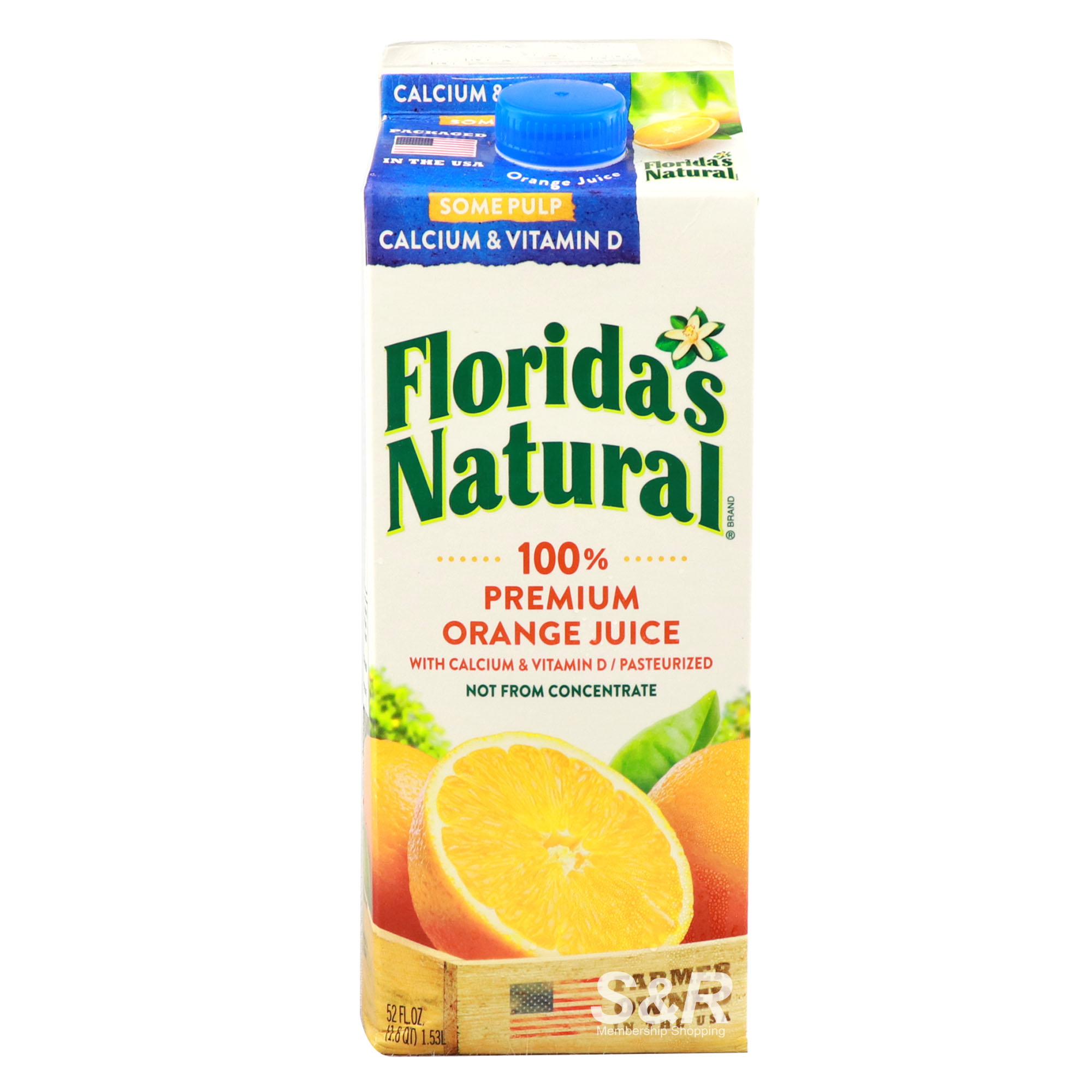 Florida's Natural 100% Premium Orange Juice 1.53L